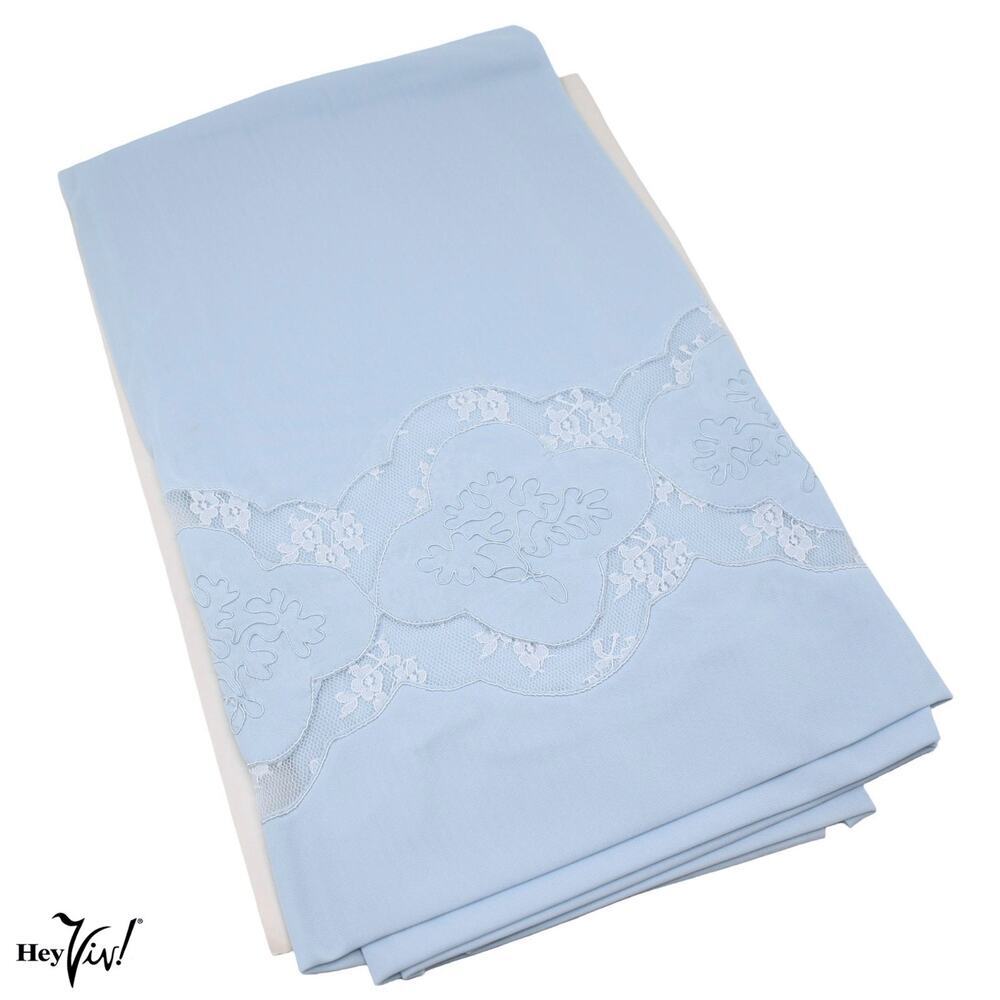 Vintage Aristocraft Blue Lace Nylon Half Slip in Original Paper Sz XL - Hey Viv